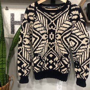 Vintage Ralph Lauren 100% Wool Sweater Men’s Small